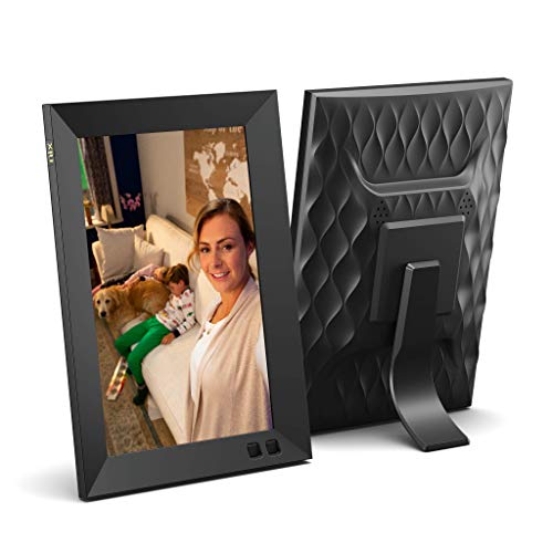 Product Cover NIX 8 Inch USB Digital Photo Frame - Portrait or Landscape Stand, HD Resolution, Auto-Rotate, Magnetic Remote Control - Mix Photos and Videos in The Same Slideshow
