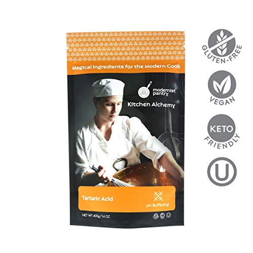 Product Cover Pure Tartaric Acid ⊘ Non-GMO ❤ Gluten-Free ☮ Vegan ✡ OU Kosher Certified - 400g/14oz
