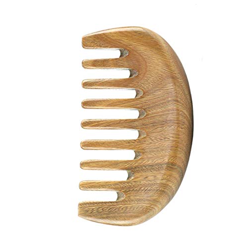 Product Cover Louise Maelys Wide Tooth Wooden Hair Comb Anti-Static Massage Combs Sandalwood Detangler Comb for Curly Hair Pocket Wood Comb