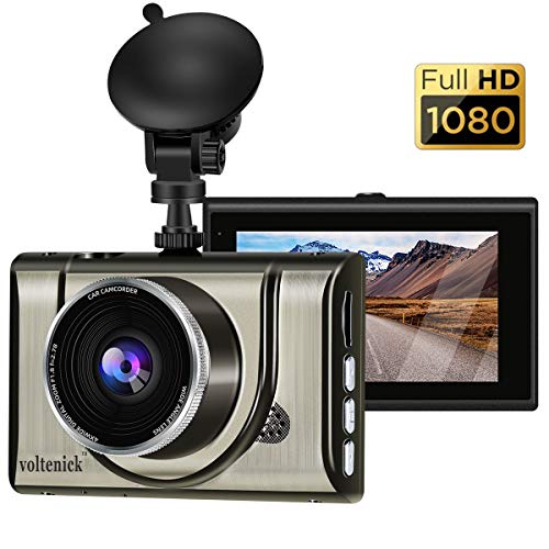 Product Cover Dash Cam 1080P FHD 3 Inch IPS Screen Metal Shell Dash Camera for Cars,Car DVR Dashboard Recorder Super Night Vision,170°Wide Angle,WDR,G-Sensor,Loop Recording,Motion Detection,Parking Monitor