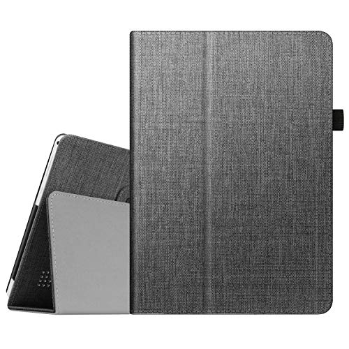 Product Cover Fintie Case for Dragon Touch 10 K10 Tablet, Premium PU Leather Stand Cover Works with Dragon Touch Max10, Lectrus 10, Victbing 10, Hoozo 10, BeyondTab 10, Manjee 10.1 Android Tablet (Denim Charcoal)