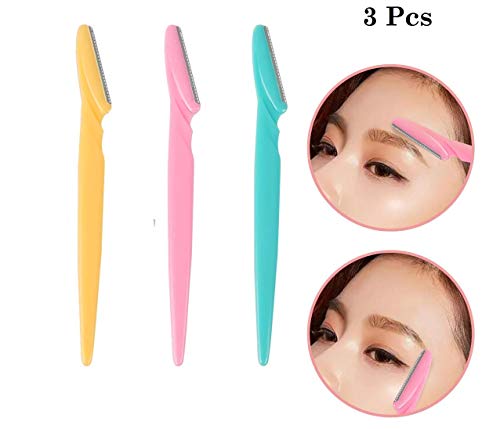Product Cover ZEBEX Eyebrow Razors Soft Touch Face Hair Removal Disposable Razor for Women - Pack of 3