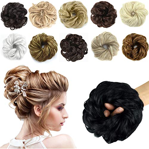 Product Cover HAIRREAL Hair Bun Extensions Messy Hair Scrunchies Donut Chignons Hairpiece Scrunchy Updo Hair Pieces