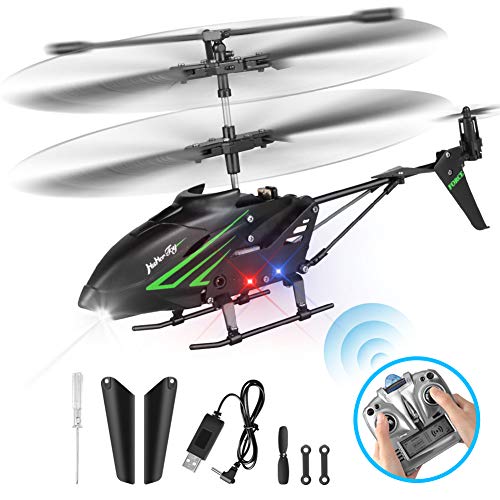 Product Cover HisHerToy Remote Control Helicopter with Gyro and LED Lights 3.5 Channel RC Helicopter for Kids Adults Blade Indoor Micro Helicopter for Kids with Remote Control for Boys Girls