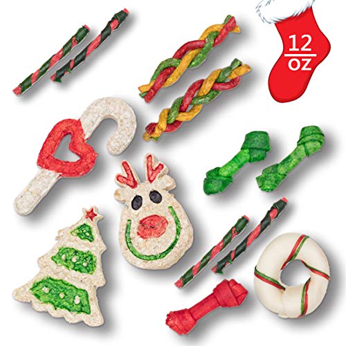 Product Cover MON2SUN Christmas Dog Rawhide Holiday Stocking for Small to Medium Dogs