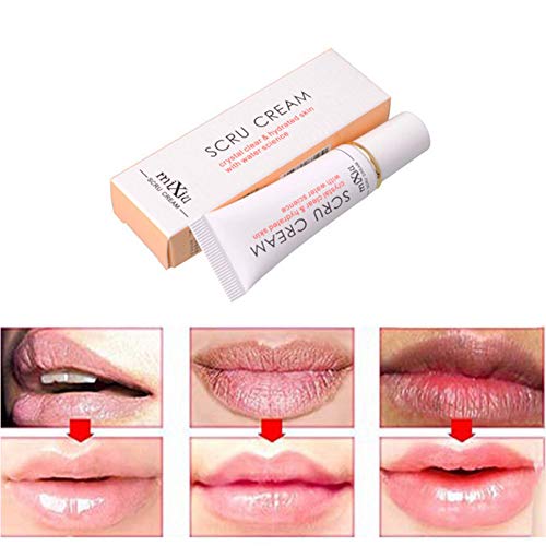 Product Cover 100% Natural Instant Lip Plumper With Fast Acting Peptides & Hyaluronic Synthesis - Moisturizing Serum Complex for Healthy, Plump Lips Yiitay (Exfoliating Gel)