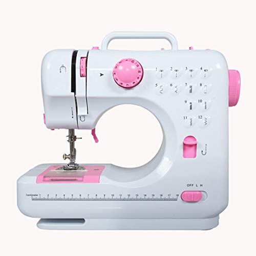 Product Cover Electric Mini Sewing Machine Multi-Funtion Household w/Foot Pedal for Beginners