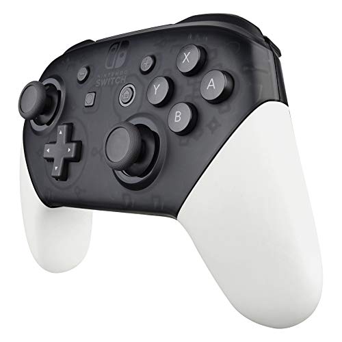 Product Cover eXtremeRate White Replacement Handle Grips for Nintendo Switch Pro Controller, Soft Touch DIY Hand Grip Shell for Nintendo Switch Pro - Controller NOT Included