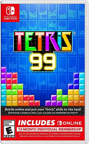 Product Cover Tetris 99 + 12 Month Nintendo Switch Online Individual Membership - Nintendo Switch