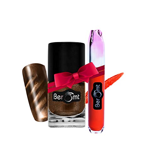 Product Cover Beromt Magnetic Cat eye Bell Metal Nail Polish & Lip Gloss Free, 402-202