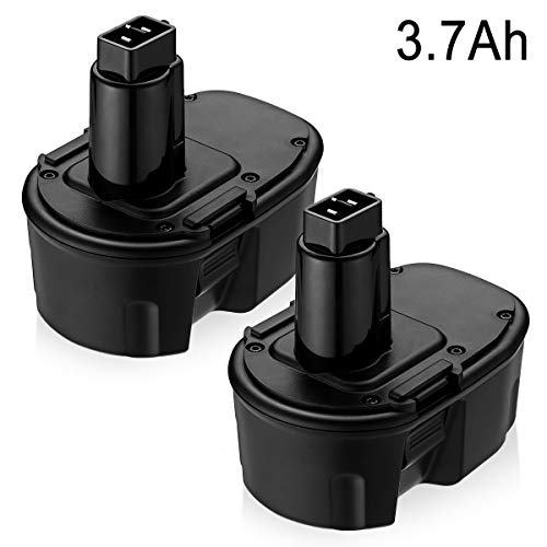 Product Cover {Upgraded}2Pack 3.7Ah 18V DC9098 DC9096 Replacement Battery for Dewalt 18 Volt Battery XRP DC9096 DC9099 DC9098 DW9099 DW9098 Cordless Power Tools,2 Pack