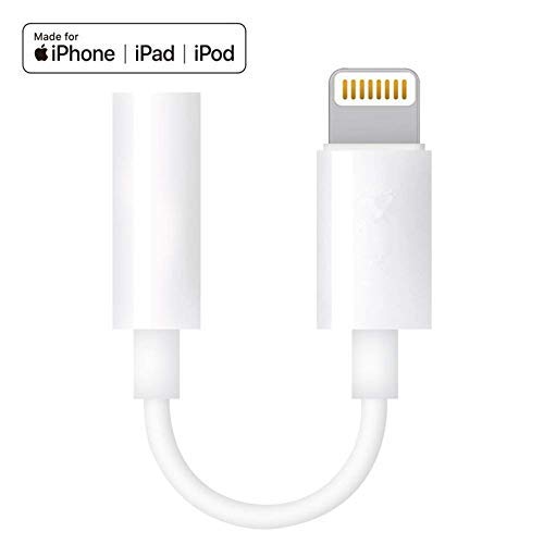 Product Cover Apple MFI Certified Lightning to 3.5mm Headphone Jack Adapte (White)
