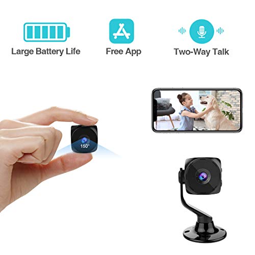 Product Cover [New APP] Puoneto Spy Camera Wireless Hidden Small Tiny Security Cameras 1080P HD Home Mini WiFi Nanny Cam with Talk Two Way Night Vision Indoor Motion Detection Covert Surveillance Video Camera
