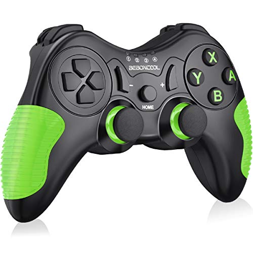 Product Cover BEBONCOOL Wireless Pro Controller for Nintendo Switch Remote Controller Built-in Motor Adjustable Vibrating - Green