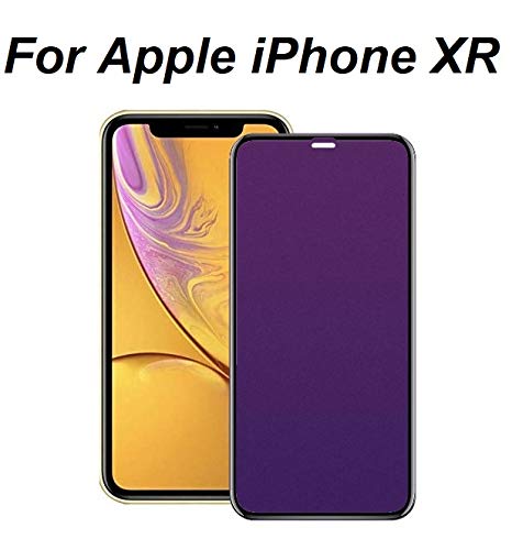 Product Cover Tingtong Full Coverage Edge-to-Edge Matte/Matt + Blue Ray Anti Fingerprint Tempered Glass Screen Protector for Apple iPhone XR, Apple iPhone 11 (6.1