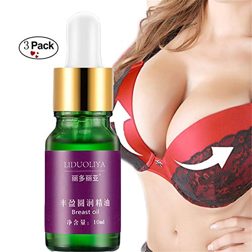 Product Cover Breast Enlargement Essential Oil Firming Enhancement Cream Safe Fast Big Bust By Shouhengda (3 Bottle Pack)