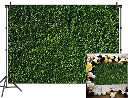 Product Cover Nature Theme Green Leaves Backdrops Seamless Photography Studio Props Vinyl 7x5ft Backgrounds Party Decoration Lawn Grass Banner
