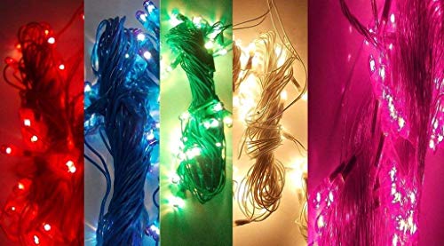 Product Cover PESCA Plastic Rice Lights Serial Bulbs Ladi Decoration Lighting for Diwali Christmas (5 Meters) - Set of 10_ Multicolour