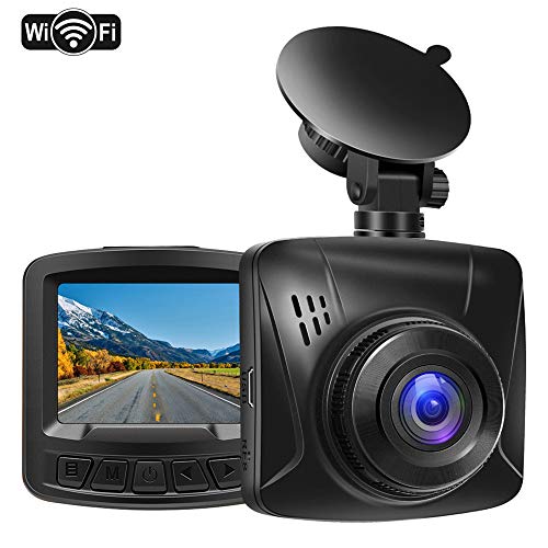 Product Cover Pathinglek Dash Cam 1080P Full HD WiFi Dash Camera for Cars Mini Dashboard Camera 2 inches LCD, Night Vision, G-Sensor, 170°Wide Angle, Motion Detection