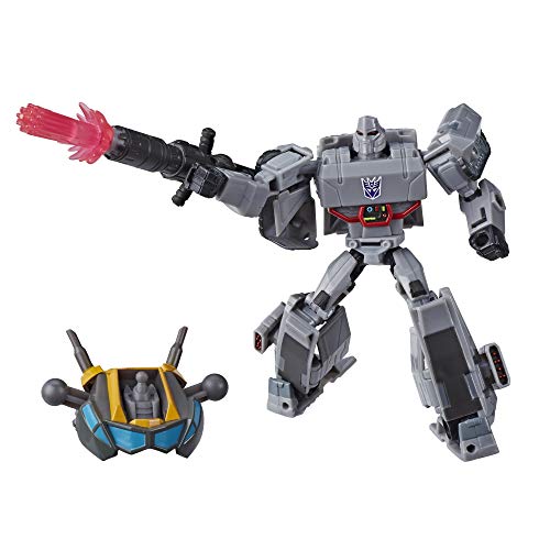 Product Cover Transformers Toys Cyberverse Deluxe Class Megatron Action Figure, Fusion Mega Shot Attack Move and Build-A-Figure Piece, for Kids Ages 6 and Up, 5-inch