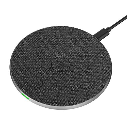 Product Cover Wireless Charger, RATEL Qi-Certified 7.5W Wireless Charging Compatible with iPhone 11/11Pro/11Pro Max/Xs MAX/XR/XS/X/8Plus/8, 10W for Galaxy S10/S10 Plus/S10E/S9, 5W for All Qi Phones(No AC Adapter)
