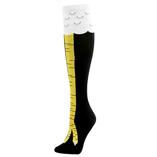 Product Cover Gmoka Crazy Funny Socks, Chicken Legs Knee-High Novelty Cotton Socks Crew Happpy Gift Women Men M/L