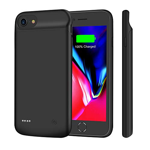 Product Cover Addigital Battery Case for iPhone 8/7/6/6s, 3000mAh Slim Portable Protective Charging Case Extended Rechargeable Battery Pack Charger Case for iPhone 8/7/6/6s (4.7 inch)