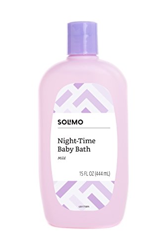 Product Cover Amazon Brand - Solimo Night-Time Baby Bath, 15 Fluid Ounce