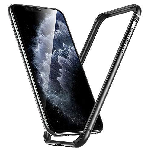Product Cover ESR Bumper Case Compatible for iPhone 11 Pro, Metal Frame Armor with Soft Inner Bumper [Zero Signal Interference] [Raised Edge Protection] for iPhone 11 Pro 5.8