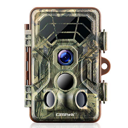Product Cover Campark Trail Camera 14MP 1080P IP66 Waterproof Hunting Game Camera for Wildlife Monitoring with 2.4'' LCD 120° Detecting Range Motion Activated Night Vision