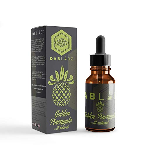 Product Cover DabLabz Fruit Derived Terpenes - Golden Pineapple (30 ml) - 100% All Natural Liquidizer Solution for Extracts - Eliminate the Use of PEG, PG, VG