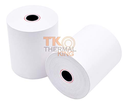 Product Cover Thermal King, 3-1/8 x 230ft Point-of-Sale Cash Register Thermal Receipt Paper Rolls, 30 Rolls