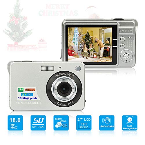 Product Cover HD Mini Digital Cameras for Kids Teens Beginners,Point and Shoot Digital Video Cameras for Birthday Christmas