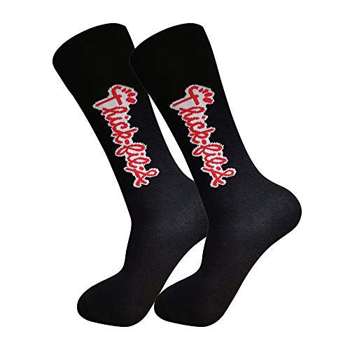 Product Cover THICK-FIL-A Parody Funny Socks (5 Styles, 1-3 packs) | Cute Socks for Girlfriend or Boyfriend, Unisex | Novelty Socks for Women & Men
