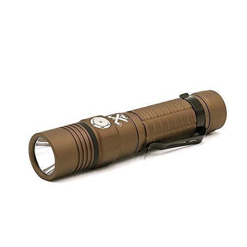 Product Cover ThruNite TC15 Customized Edition with The Outsider Handheld Flashlight, 2300 High Lumens Ultra-Bright USB Rechargeable LED Flashlight with IMR 18650 Battery included, CREE XHP 35 LED, Millitary Tan CW