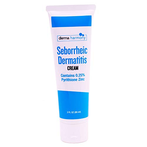 Product Cover DermaHarmony Seborrheic Dermatitis Cream 3 fl oz - (1 Tube) - Relieves skin and/or scalp itching, irritation, redness, flaking and scaling due to seborrheic dermatitis