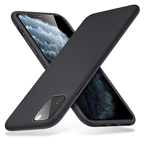 Product Cover ESR Yippee Color Soft Case for iPhone 11 Pro, Liquid Silicone Rubber Case Cover [Comfortable Grip] [Screen & Camera Protection] [Velvety-Soft Lining] [Shock-Absorbing] for iPhone 11 Pro, Black
