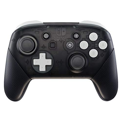 Product Cover eXtremeRate White Repair ABXY D-pad ZR ZL L R Keys for Nintendo Switch Pro Controller, Glossy DIY Replacement Full Set Buttons with Tools for Nintendo Switch Pro - Controller NOT Included