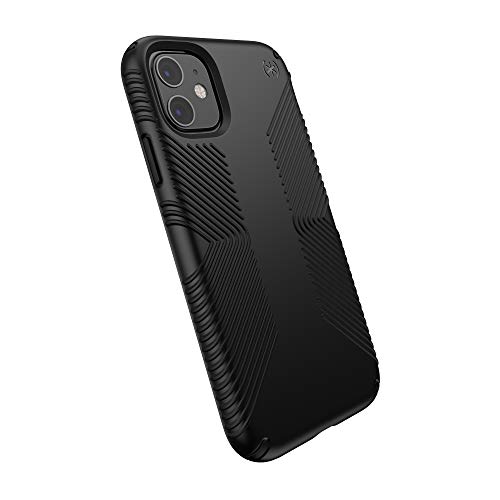Product Cover Speck Products Presidio Grip iPhone 11 Case, Black/Black