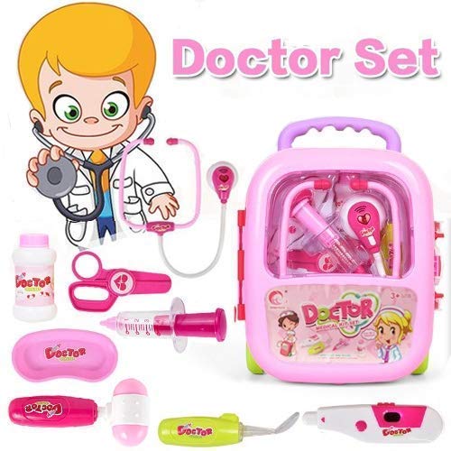 Product Cover Storio Doctor Set for Kids with Light and Sound Effects and Durable Suitcase Like Real for Boys and Girls