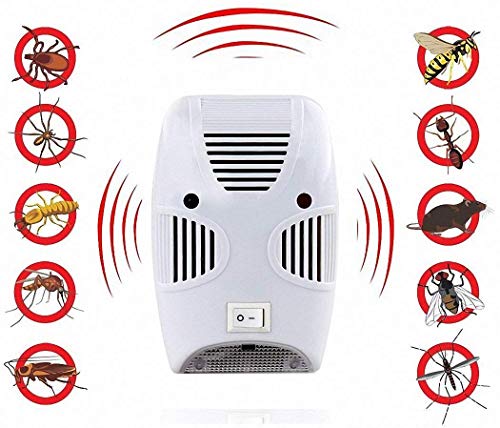 Product Cover ADTALA Ultrasonic Pest Repeller,Home Pest Control Reject Device Non-Toxic Spider Lizard Mice Repellent Indoor for Mosquito,Ant,Flea,Rats,Roaches,Cockroaches,Fruit Fly,Rodent,Insect Safe for Human