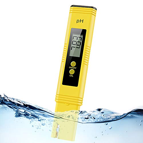 Product Cover Digital pH Meter, Water PH Test Meter with 0.00-14.00ph Measure Range/PH Meter with ATC,Water Quality Tester for Household Drinking Water, Swimming Pools, Aquariums,Hydroponics