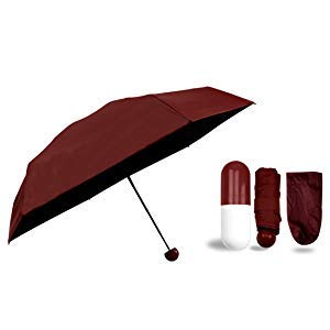 Product Cover Amextrian Windproof Double Layer Umbrella with Capsule Cover for UV Protection and Rain for Women and Men (Multicolour)