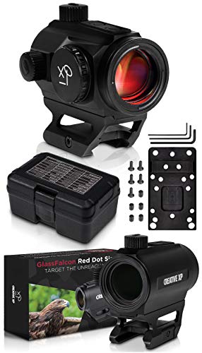 Product Cover CreativeXP HD Red Dot Sight 3 MOA - Easy to Zero Tactical Reflex Sights for Day & Night Time - B0NUS Picatinny Mount