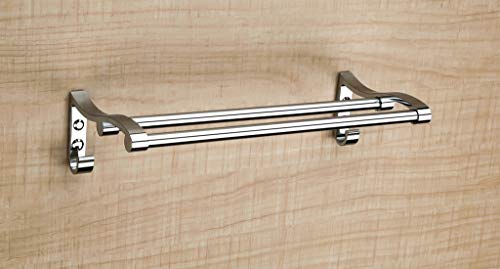 Product Cover FORTUNE 18 INCH Stainless Steel Towel Rack Cum Towel Bar | Bathroom Towel Rod Holder | Wall Mounted Hand Towel Rail for Kitchen and Washroom | Towel Hanger | Towel Stand | Towel Holder