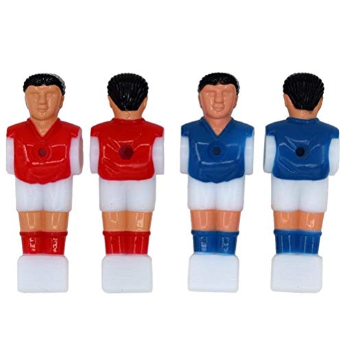 Product Cover Phinacan 4Pcs Foosball Men Replacement Soccer Table Player Football Players Parts (Red+Blue)