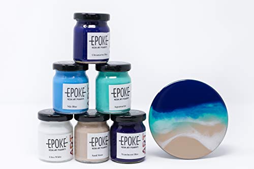 Product Cover EPOKE Art Resin Pigments Ocean Effect Kit - (Combo of 6)...