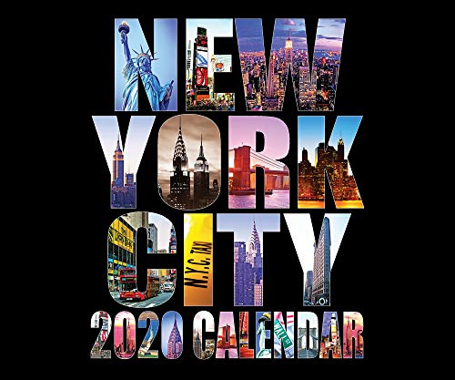 Product Cover 2020 Large Color New York City 20 Month Calendar NYC Color Photos NY Landmarks Calendar -13