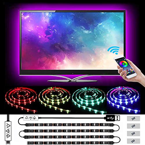 Product Cover L8star LED Strip Lights,40 to 60in TV USB Lights 6.56ft 5050 RGB LED Light Strip Color Changing Bias Lighting for TV Backlight with App Control, USB LED Light Strip for TV LED Backlight