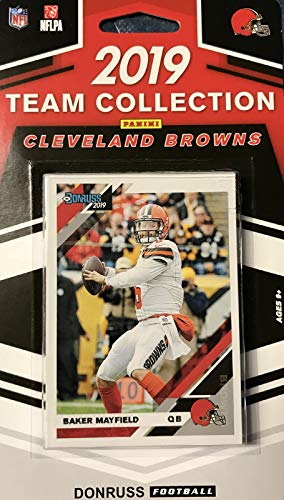 Product Cover Cleveland Browns 2019 Donruss Factory Sealed 10 Card Team Set with Baker Mayfield and Odell Beckham Plus a Greedy Williams Rookie and 7 Other Cards